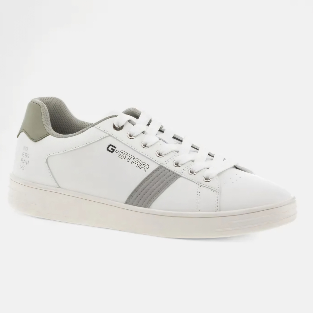 G-Star Men's White and Gray Sneakers